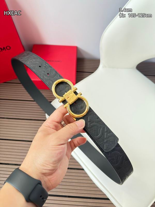 Ferragamo belt 34mmX105-125cm 8L (5)