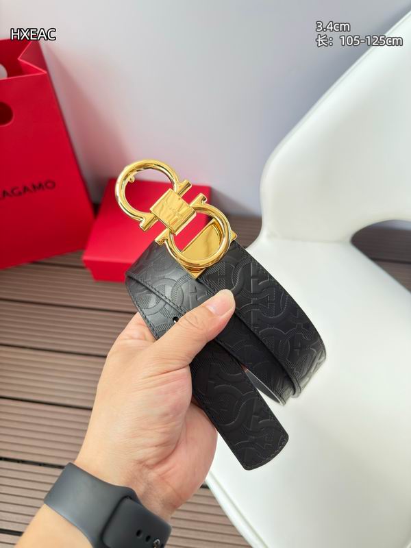 Ferragamo belt 34mmX105-125cm 8L (6)