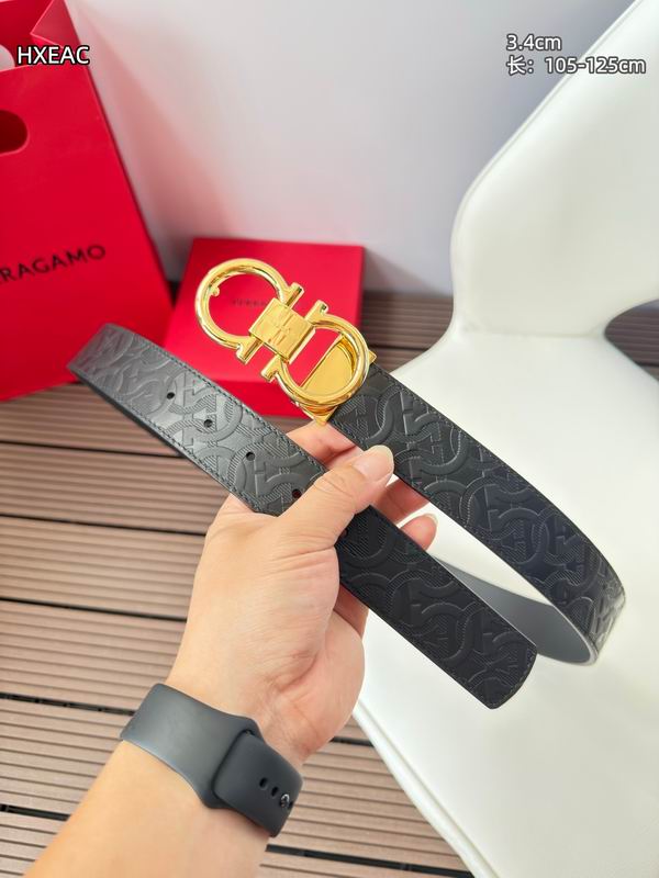 Ferragamo belt 34mmX105-125cm 8L (7)