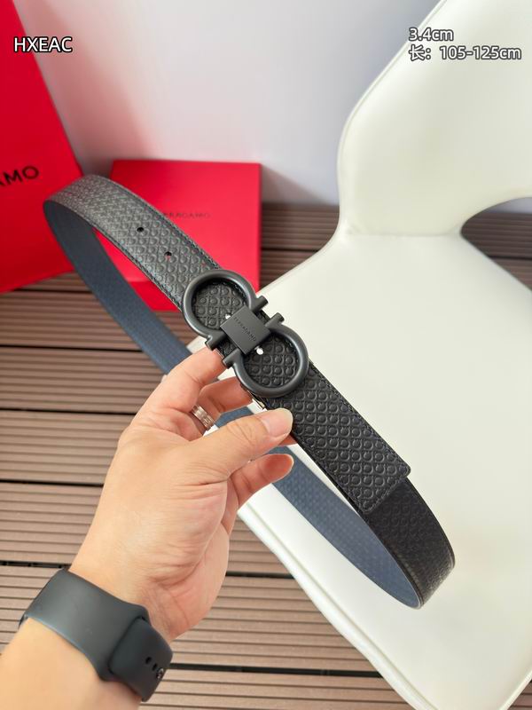 Ferragamo belt 34mmX105-125cm 8L (9)