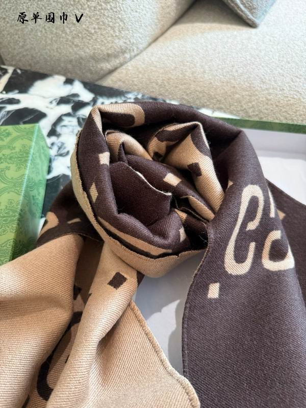 Gucci Scarf 190X35cm 100%羊绒 E33 (6)