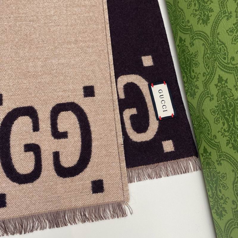 Gucci Scarf 35X180cm 91%羊绒9%真丝 E04 (11)