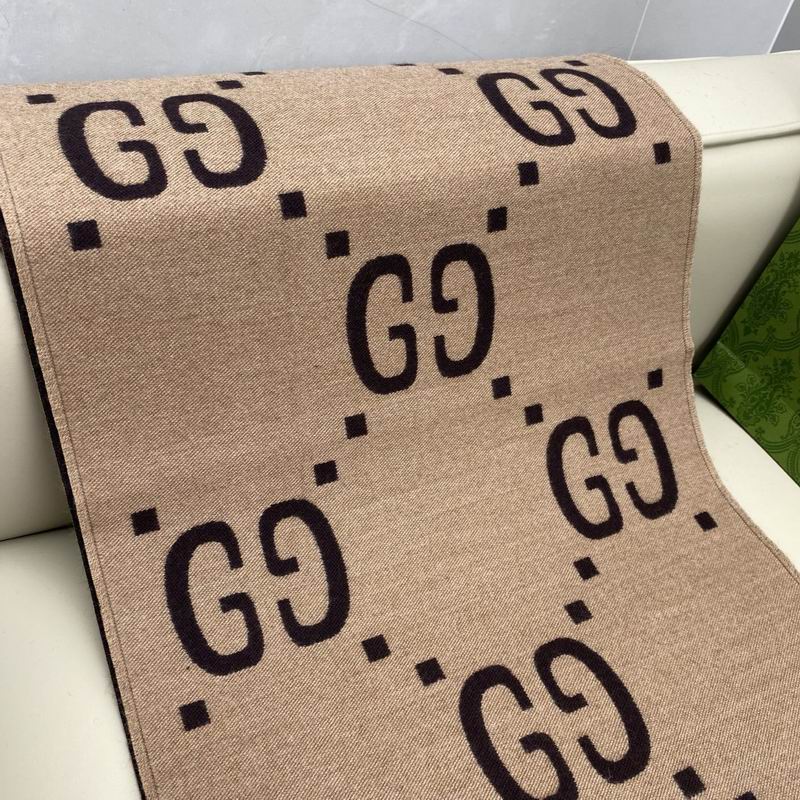 Gucci Scarf 35X180cm 91%羊绒9%真丝 E04 (12)