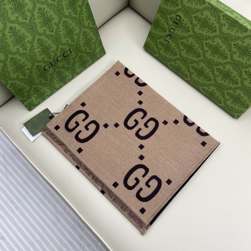 Gucci Scarf 35X180cm 91%羊绒9%真丝 E04 (18)