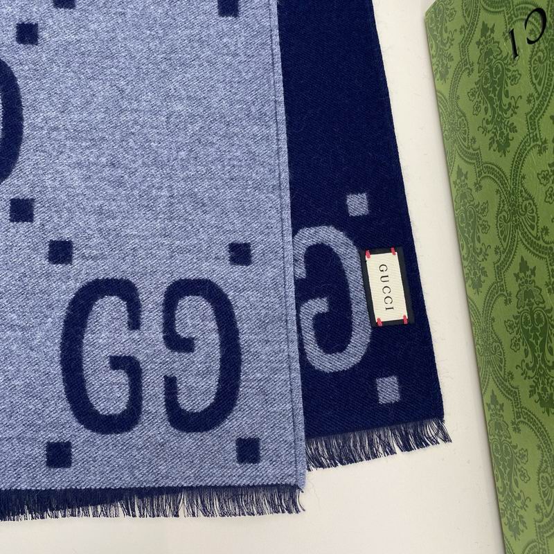 Gucci Scarf 35X180cm 91%羊绒9%真丝 E04 (3)