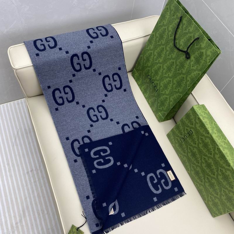 Gucci Scarf 35X180cm 91%羊绒9%真丝 E04 (6)