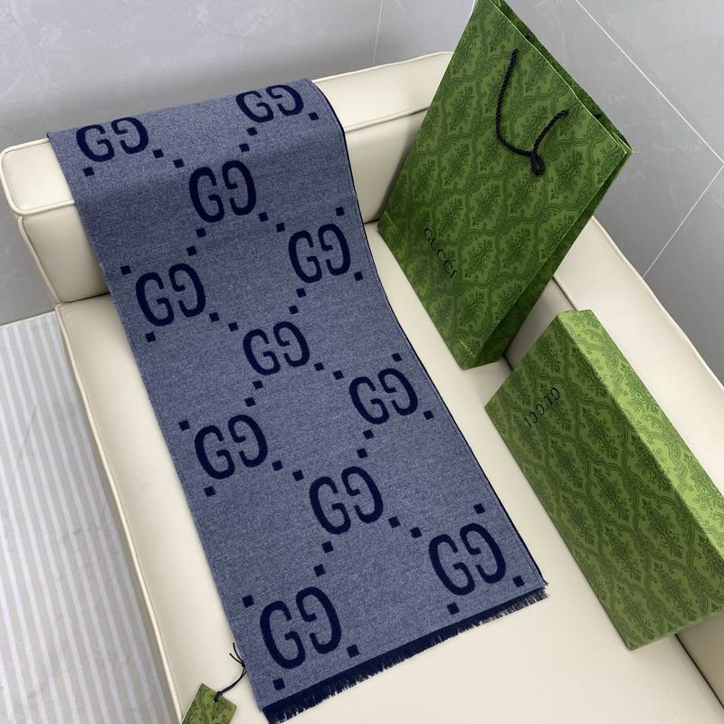 Gucci Scarf 35X180cm 91%羊绒9%真丝 E04 (7)
