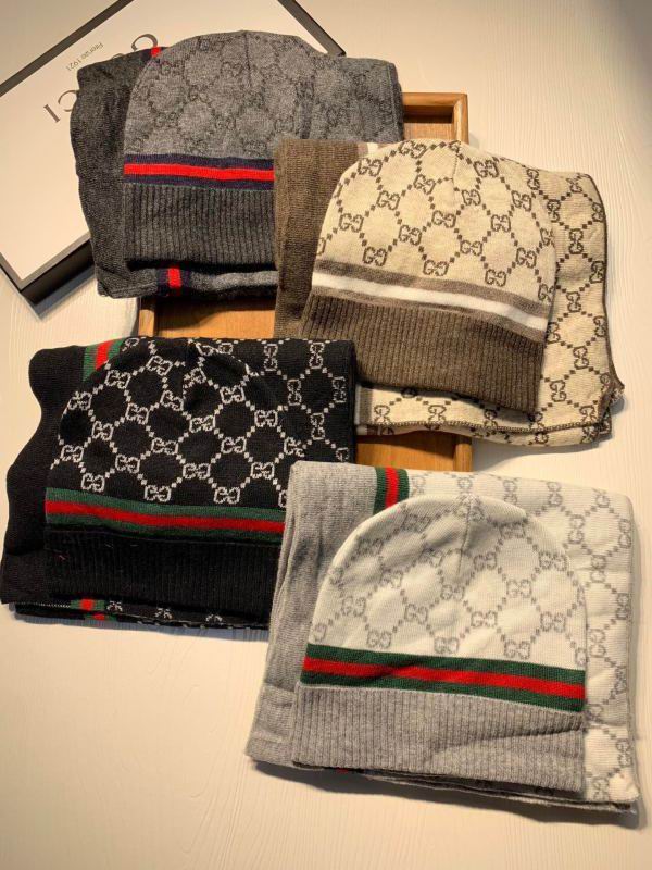 Gucci Scarf Hat hm (107)