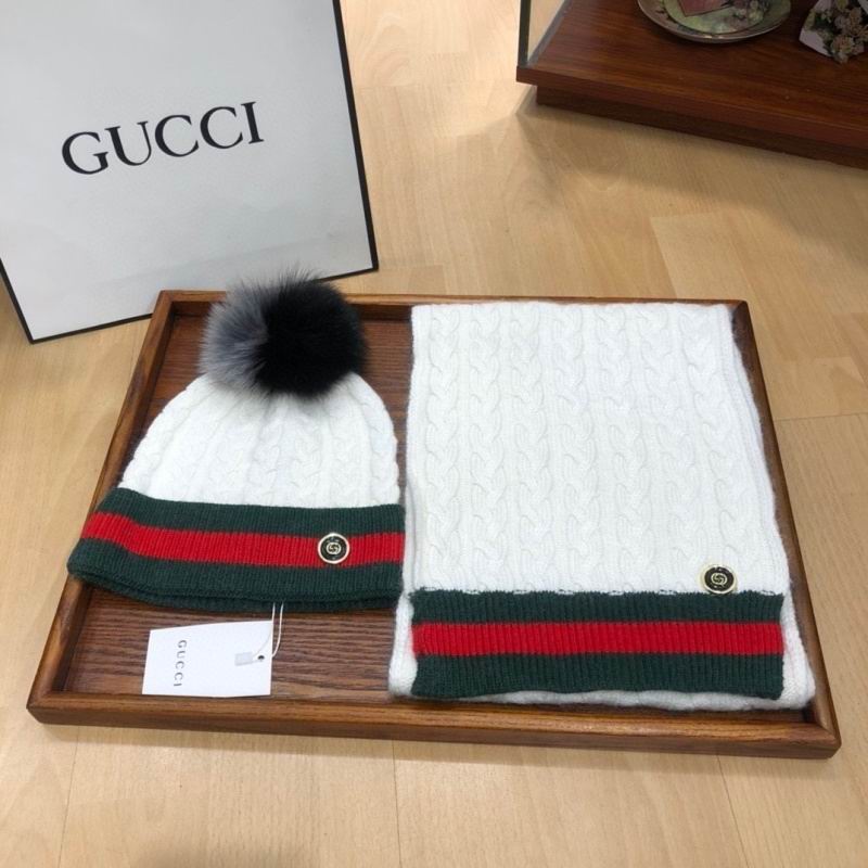 Gucci Scarf Hat hm (121)
