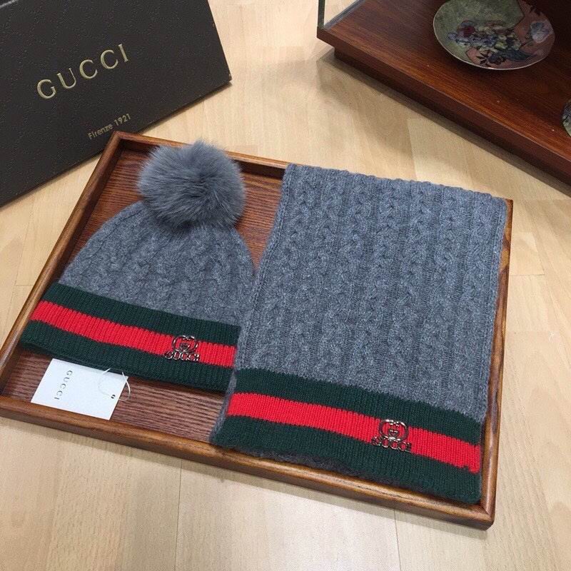Gucci Scarf Hat hm (131)