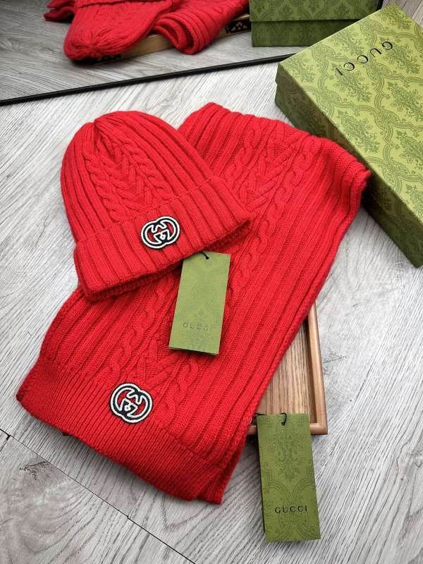 Gucci Scarf Hat hm (34)