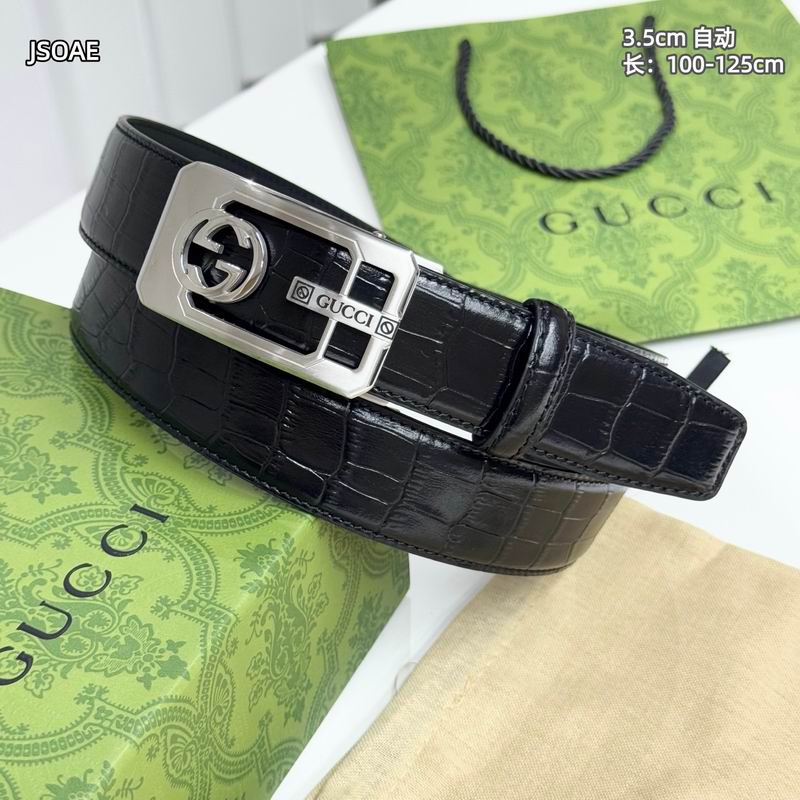 Gucci belt 35mm（自动扣）X100-125cm 8L (3)