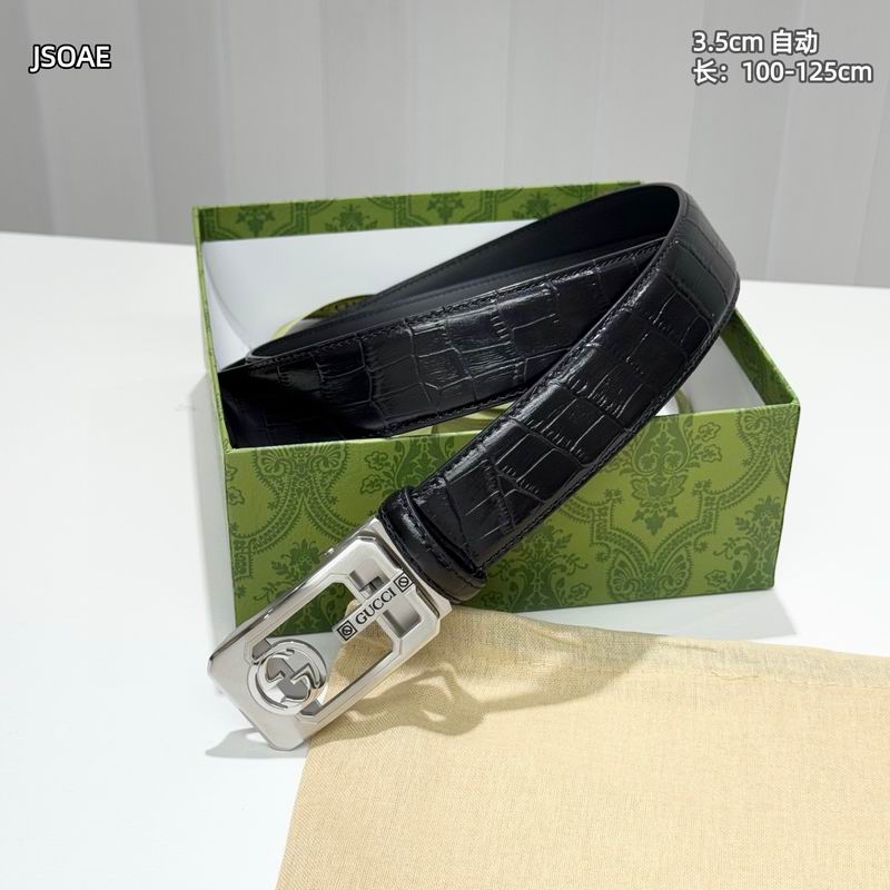 Gucci belt 35mm（自动扣）X100-125cm 8L (4)
