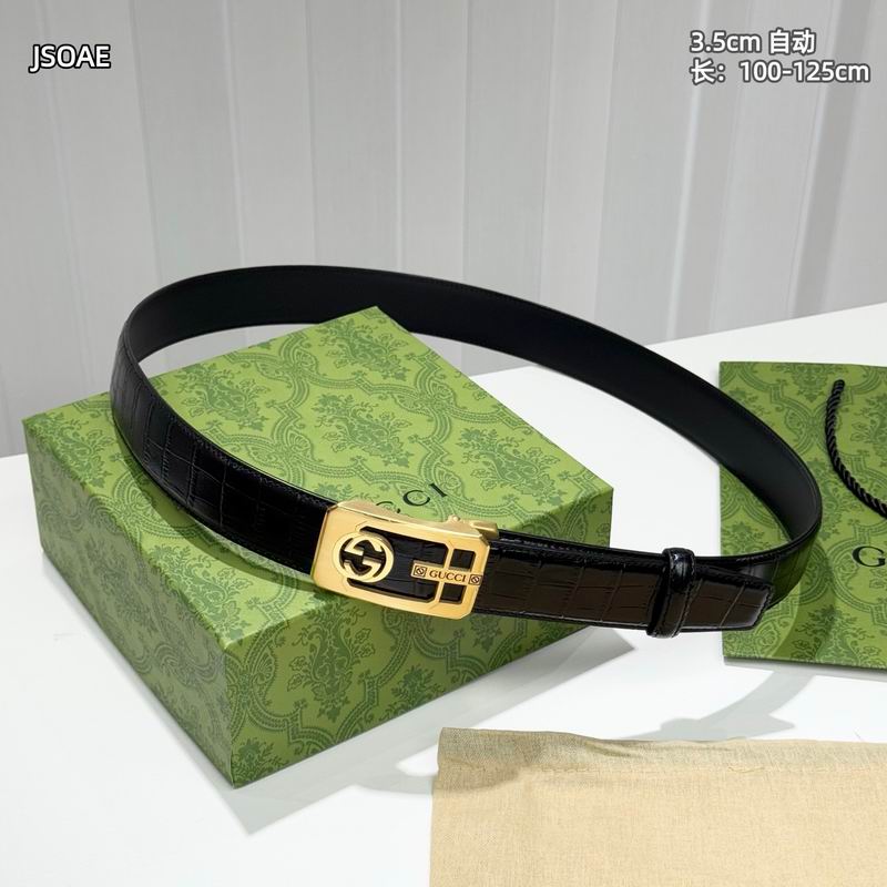 Gucci belt 35mm（自动扣）X100-125cm 8L (5)
