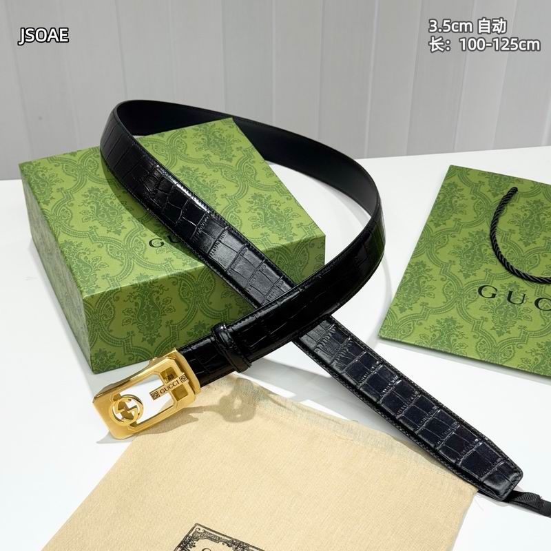 Gucci belt 35mm（自动扣）X100-125cm 8L (6)