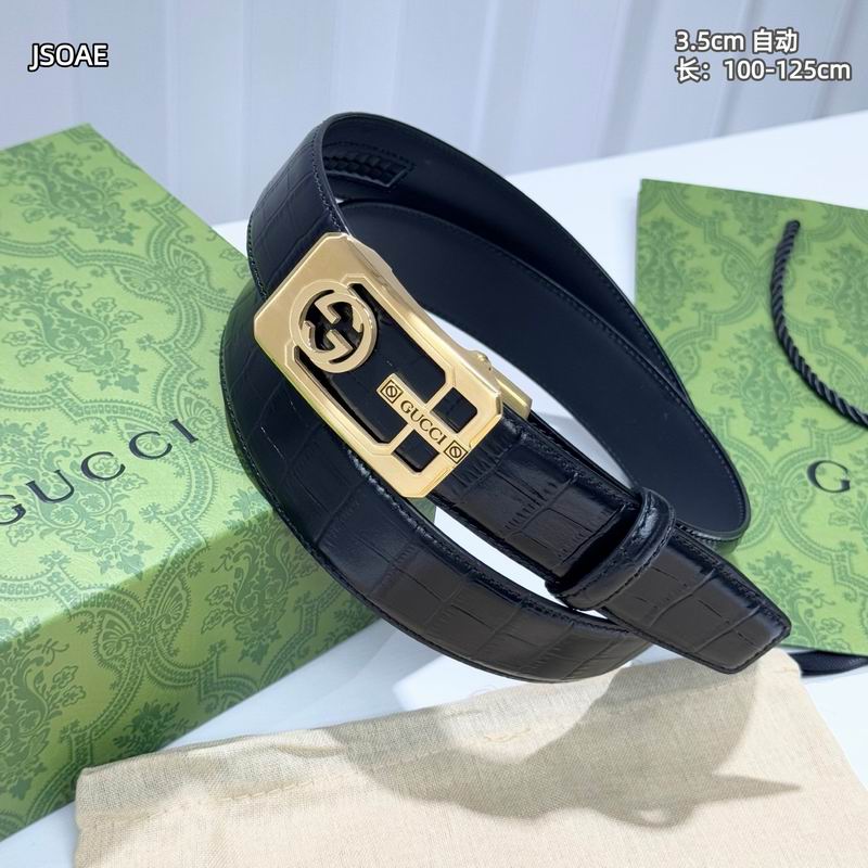 Gucci belt 35mm（自动扣）X100-125cm 8L (7)