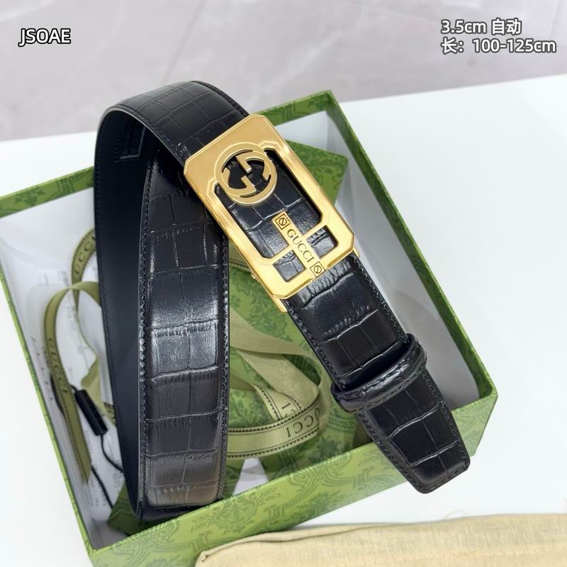 Gucci belt 35mm（自动扣）X100-125cm 8L (8)