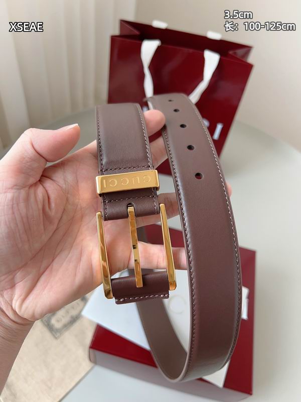 Gucci belt 35mmX100-125cm 8L (45)