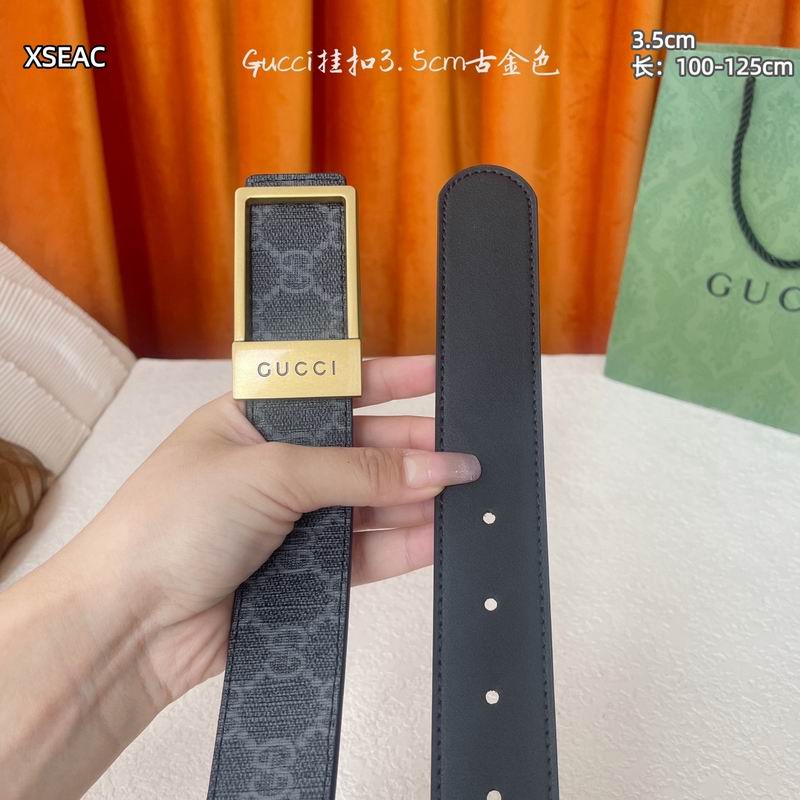 Gucci belt 35mmX100-125cm 8L (48)