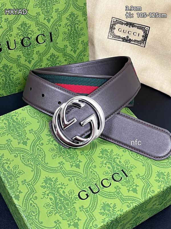 Gucci belt 39mmX105-125cm 8L (10)