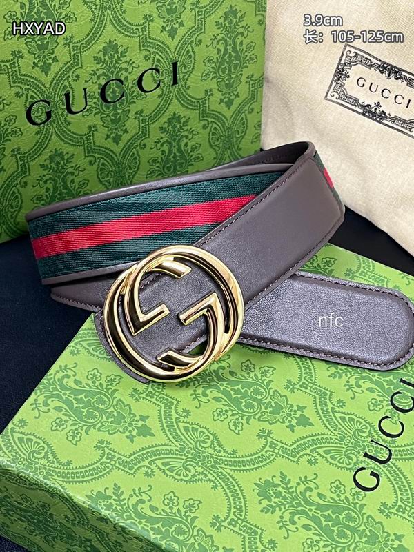 Gucci belt 39mmX105-125cm 8L (16)