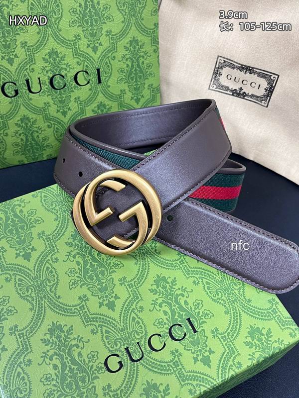Gucci belt 39mmX105-125cm 8L (4)