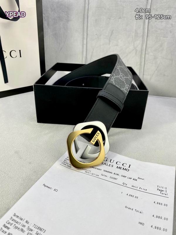 Gucci belt 40mmX95-125cm 8L (101)