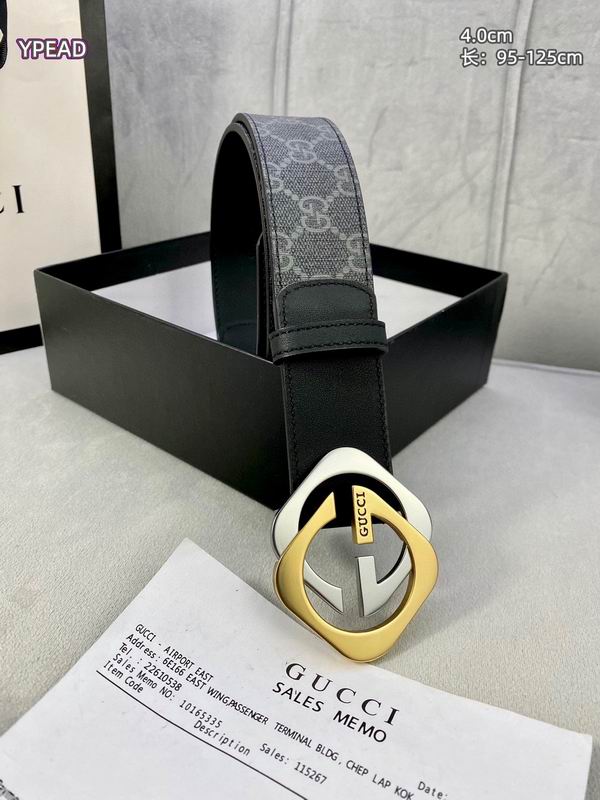 Gucci belt 40mmX95-125cm 8L (103)