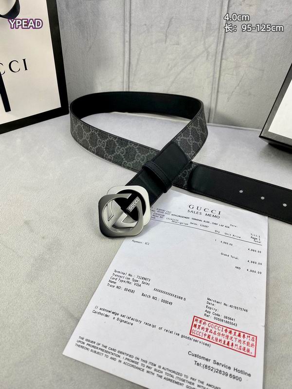 Gucci belt 40mmX95-125cm 8L (105)