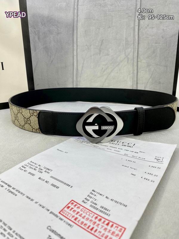 Gucci belt 40mmX95-125cm 8L (108)