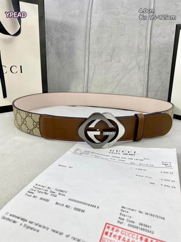 Gucci belt 40mmX95-125cm 8L (76)