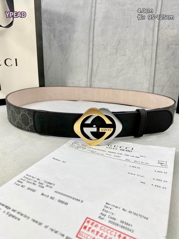 Gucci belt 40mmX95-125cm 8L (84)