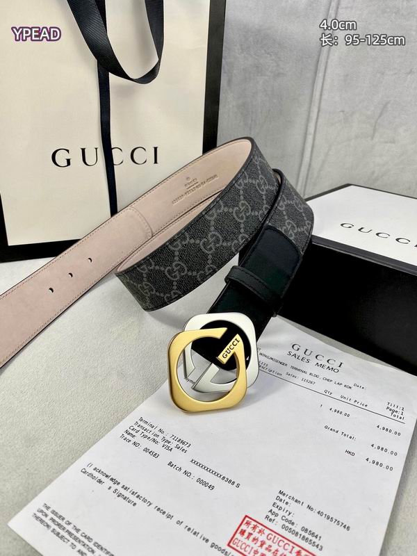 Gucci belt 40mmX95-125cm 8L (87)