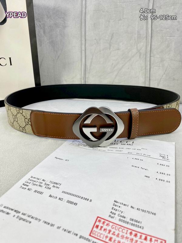 Gucci belt 40mmX95-125cm 8L (92)