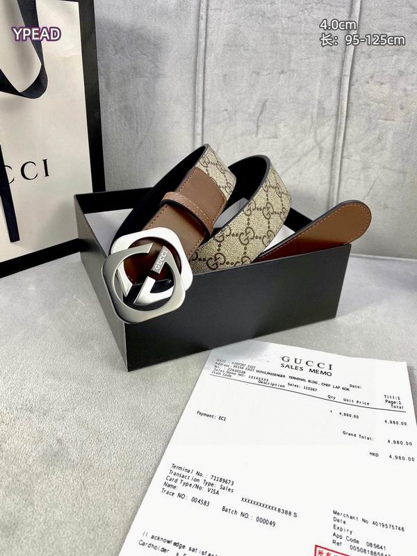 Gucci belt 40mmX95-125cm 8L (93)