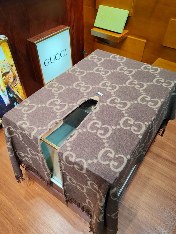 Gucci cloak 140X200cm 100%山羊绒 E06 (15)