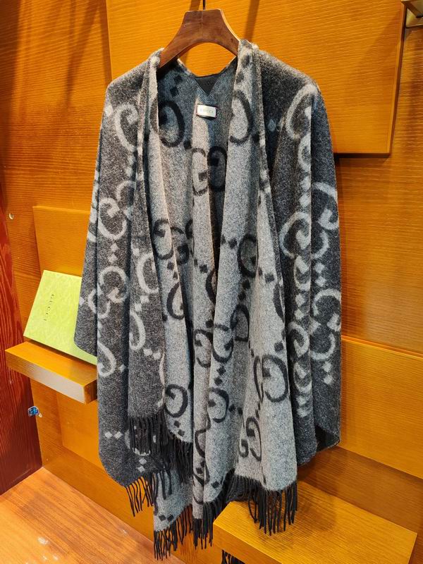 Gucci cloak 140X200cm 100%山羊绒 E06 (9)
