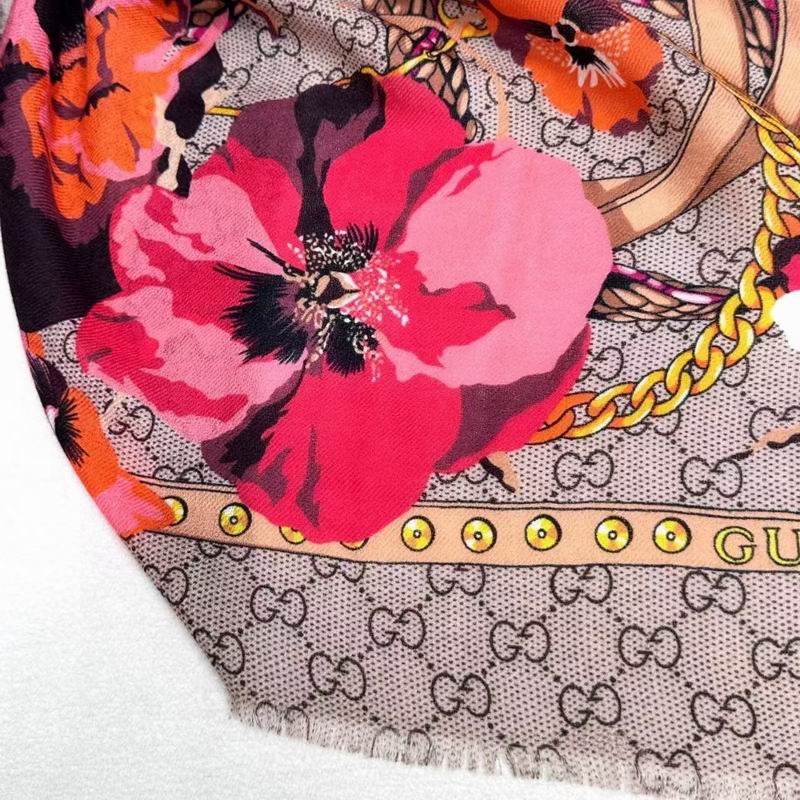 Gucci scarf 140X140cm E07 (31)