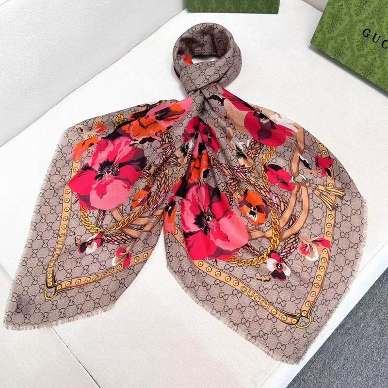 Gucci scarf 140X140cm E07 (32)