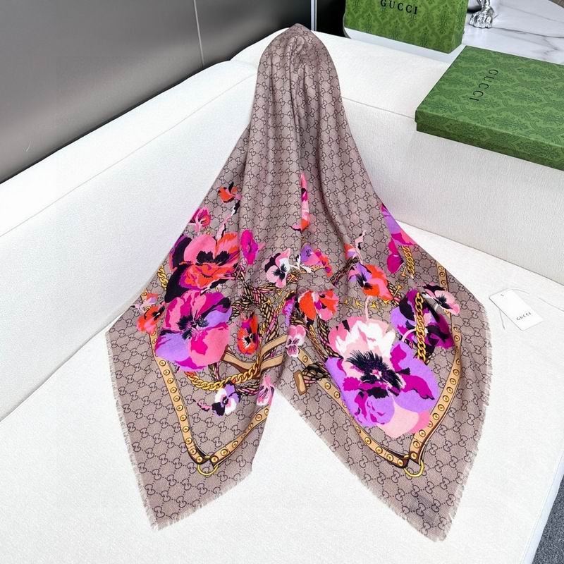 Gucci scarf 140X140cm E07 (6)