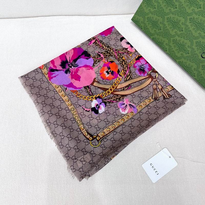 Gucci scarf 140X140cm E07 (7)