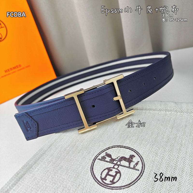 Hermes belt 38mmX95-125cm 8L (14)