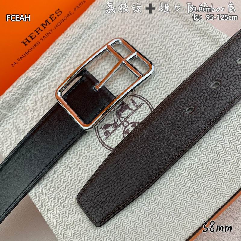 Hermes belt 38mmX95-125cm 8L (168)