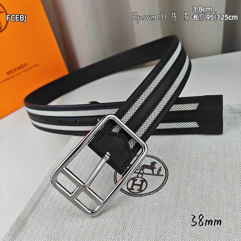Hermes belt 38mmX95-125cm 8L (43)