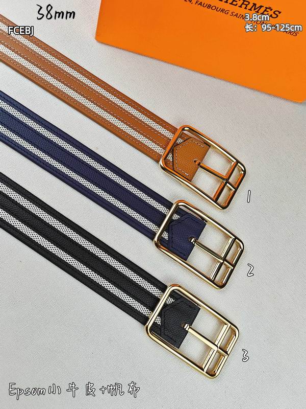 Hermes belt 38mmX95-125cm 8L (52)