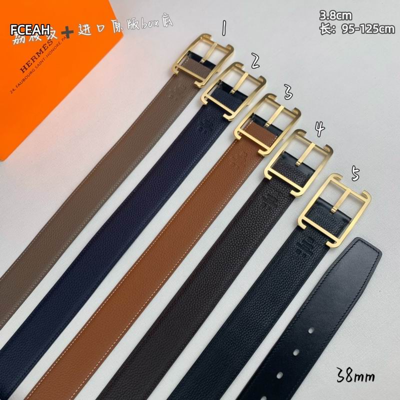 Hermes belt 38mmX95-125cm 8L (95)