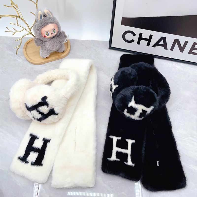 Hermes scarf earmuff dx (127)