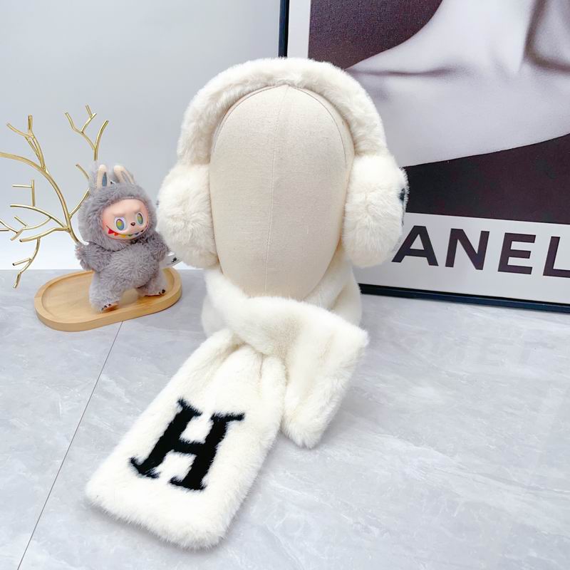 Hermes scarf earmuff dx (128)