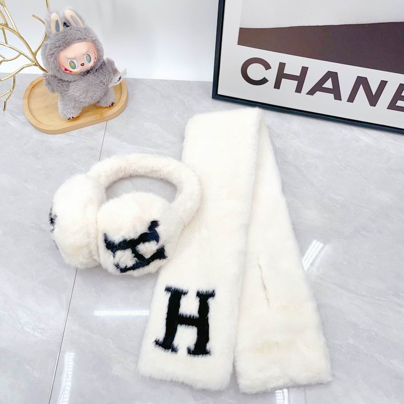 Hermes scarf earmuff dx (130)