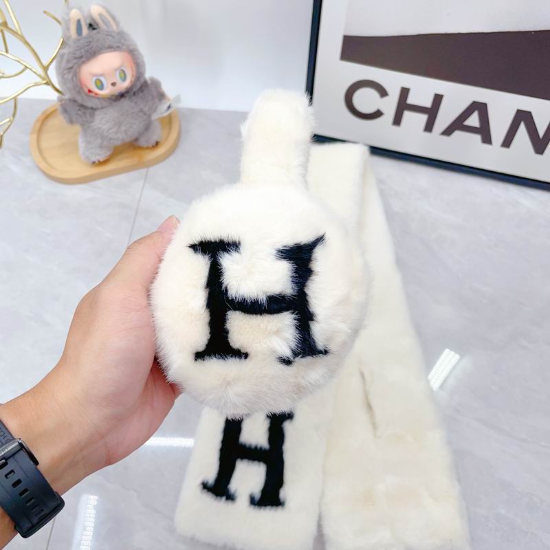 Hermes scarf earmuff dx (131)